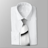 抽象芸術（白黒） ネクタイ (タイ)