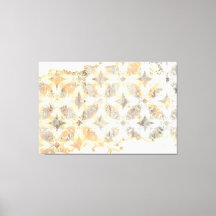 抽象芸術（白、グレー、オレンジ、青）