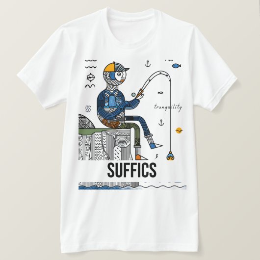 抽象芸術 | 窒息 Tシャツ (デザイン正面)