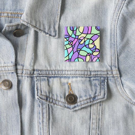 抽象芸術 缶バッジ (インサイチュ)