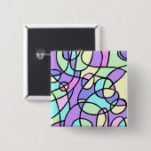 抽象芸術 缶バッジ (正面&裏面)