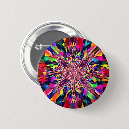 抽象芸術 缶バッジ (正面&裏面)