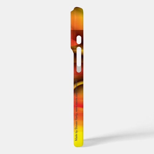 抽象芸術（赤と黄） Case-Mate iPhoneケース (裏面 / 左)