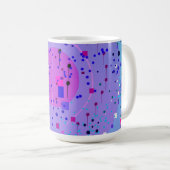 抽象芸術:輝く地平線 コーヒーマグカップ (正面右)