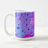抽象芸術:輝く地平線 コーヒーマグカップ (左)