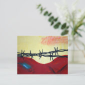 抽象芸術 – 鉄筋 ポストカード (スタンド正面)