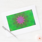 抽象芸術 長方形シール (封筒)