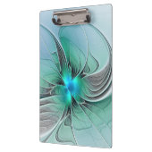 抽象芸術(青、フラクタルアートモダン) クリップボード (左)