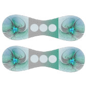 抽象芸術(青、フラクタルアートモダン) ソフトボール (パネル)