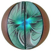 抽象芸術(青、フラクタルアートモダン) バスケットボール (縦)