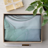 抽象芸術(青、フラクタルアートモダン) 薄葉紙 (ギフト)