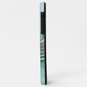 抽象芸術(青、フラクタルアートモダン) Case-Mate iPhoneケース (裏面/左)