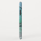 抽象芸術(青、フラクタルアートモダン) Case-Mate iPhoneケース (裏面/右)