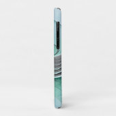 抽象芸術(青、フラクタルアートモダン) Case-Mate iPhoneケース (裏面/左)