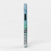 抽象芸術(青、フラクタルアートモダン) Case-Mate iPhoneケース (裏面/右)