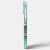 抽象芸術(青、フラクタルアートモダン) Case-Mate iPhoneケース (裏面 / 左)