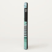 抽象芸術(青、フラクタルアートモダン) Case-Mate iPhoneケース (裏面/左)