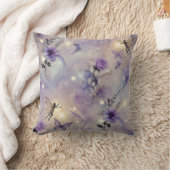 抽象芸術_青_渦巻き クッション (ブランケット)