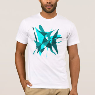 抽象芸術: 青=緑の青 Tシャツ