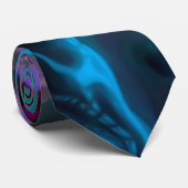 抽象芸術（骨）突起フラクタルI ネクタイ (ロール)