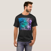 抽象芸術(骨)突起フラクタルI Tシャツ (正面フル)
