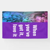 抽象芸術（骨）突起フラクタルII +アイディア 横断幕 (横)