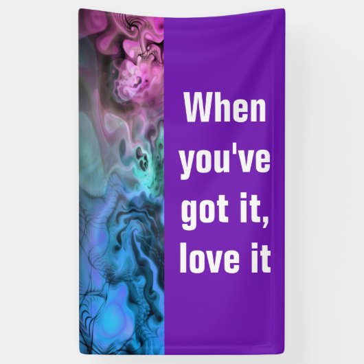 抽象芸術（骨）突起フラクタルII +アイディア 横断幕 (縦)