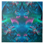 抽象芸術（骨）突起フラクタルIII タイル (正面)