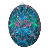 抽象芸術(骨)突起フラクタルIII ダーツボード (正面右)