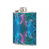 抽象芸術（骨）突起フラクタルIII フラスク (左)