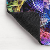 抽象芸術(骨)突起フラクタルX マウスパッド (コーナー)