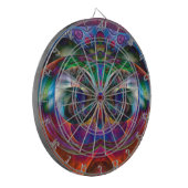 抽象芸術（骨）突起Owl I ダーツボード (正面左)