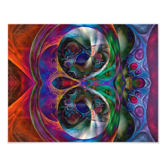 抽象芸術（骨）突起Owl I フォトプリント (正面)