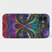 抽象芸術(骨)突起Owl I Case-Mate iPhoneケース (裏面(横))
