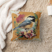 抽象芸術《鳥》アメリカゴガラ水彩装飾用クッション クッション (ブランケット)