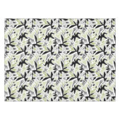 抽象芸術，黒と緑，青春，モダンクリエイティブ テーブルクロス (正面(横))