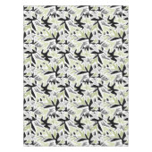 抽象芸術，黒と緑，青春，モダンクリエイティブ テーブルクロス (正面)