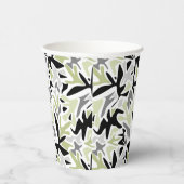 抽象芸術，黒と緑，青春，モダンクリエイティブ 紙コップ (右)