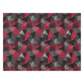 抽象芸術，黒と赤，三角形，幾何学，黒 テーブルクロス (正面(横))