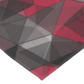 抽象芸術，黒と赤，三角形，幾何学，黒 テーブルクロス (アングル)