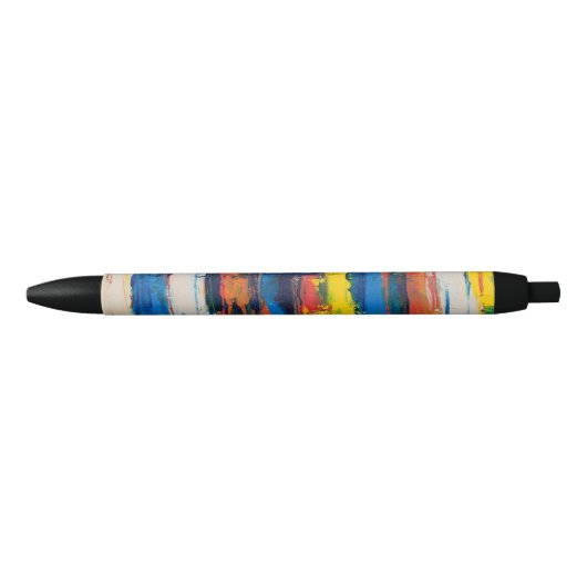抽象芸術 黒ボールペン (正面)