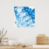 抽象芸術#008 ポスター (キッチン)