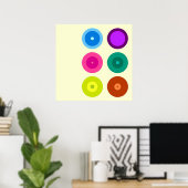 抽象芸術#018 ポスター (ホームオフィス)