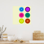 抽象芸術#018 ポスター (キッチン)