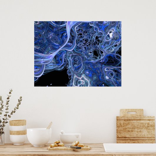 抽象芸術#146 ポスター (キッチン)