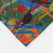 抽象芸術#17 フリースブランケット (角)