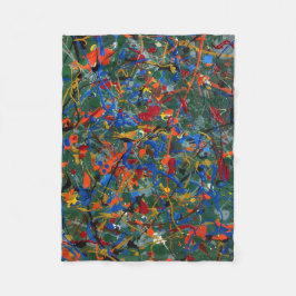 抽象芸術#17 フリースブランケット