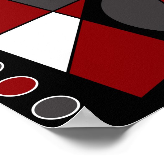 抽象芸術#185 ポスター (角)