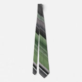 抽象芸術#1：オリーブグリーンとグレー ネクタイ (裏面)