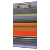 抽象芸術#1：オレンジとグレー クリップボード (左)